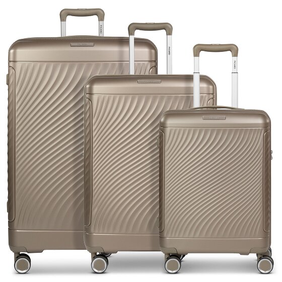Picard Vienna 4 roulettes Set de valises 3 pièces avec soufflet d'extension