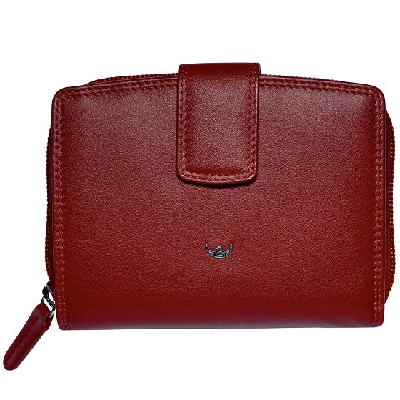 Golden Head Polo Porte-monnaie Protection RFID Cuir véritable 12 cm