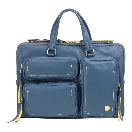DuDu Pocket Attaché-case Cuir véritable 36 cm Compartiment ordinateur