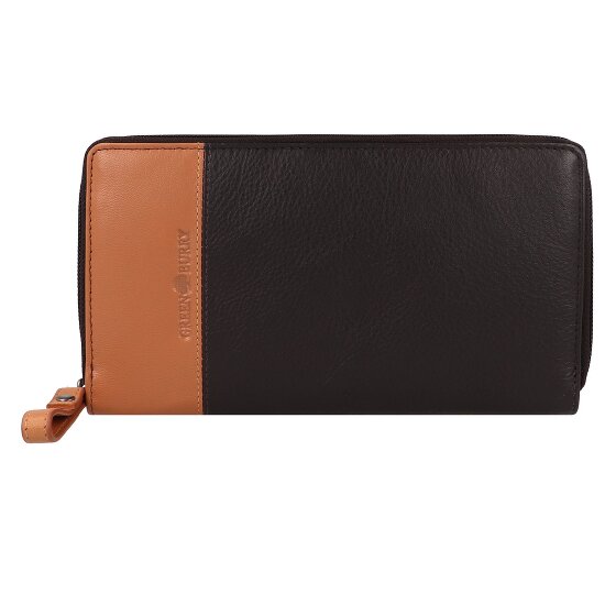 Greenburry Nappa Porte-monnaie Protection RFID Cuir 19.5 cm