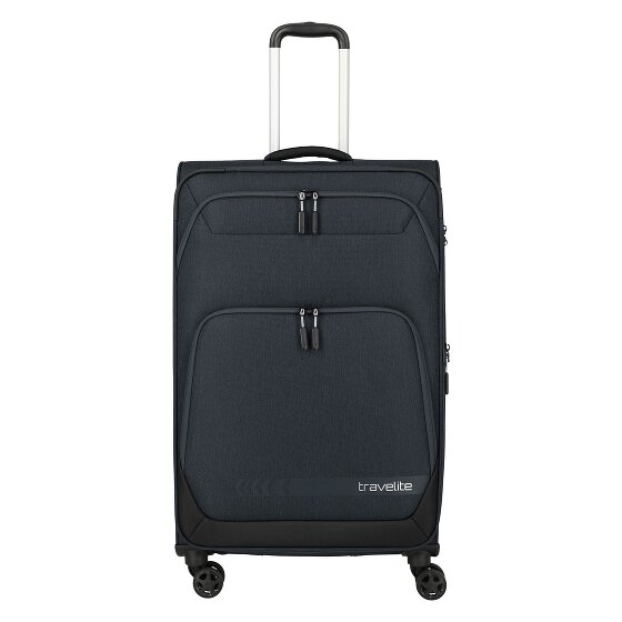 Travelite Kick Off 4 roues Valise cabine L 78 cm avec soufflet d'extension