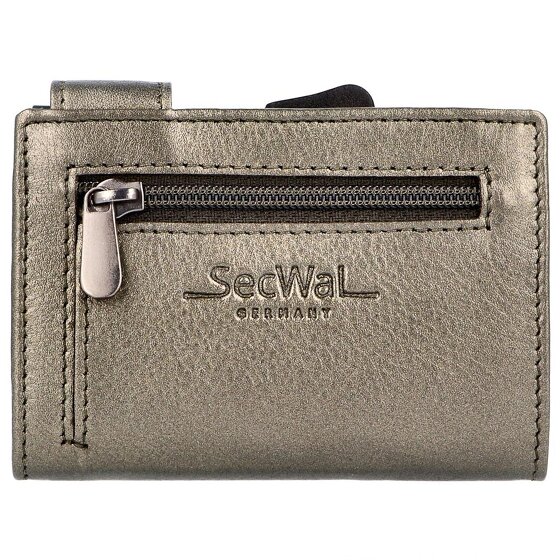 SecWal Porte-cartes de crédit Porte-monnaie RFID Cuir 9,5 cm