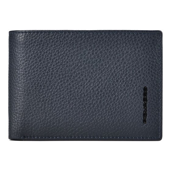 Piquadro Porte-monnaie Protection RFID Cuir véritable 13 cm