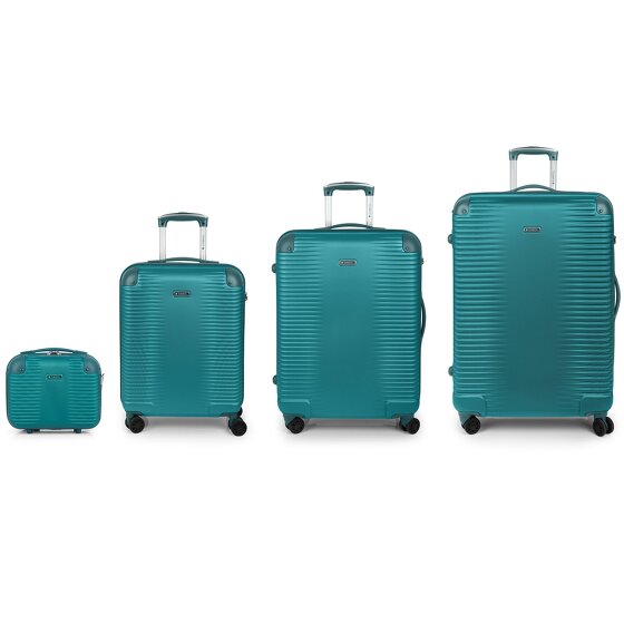 Gabol Balance XP 4 roulettes Set de valises 4 pièces avec soufflet d'extension
