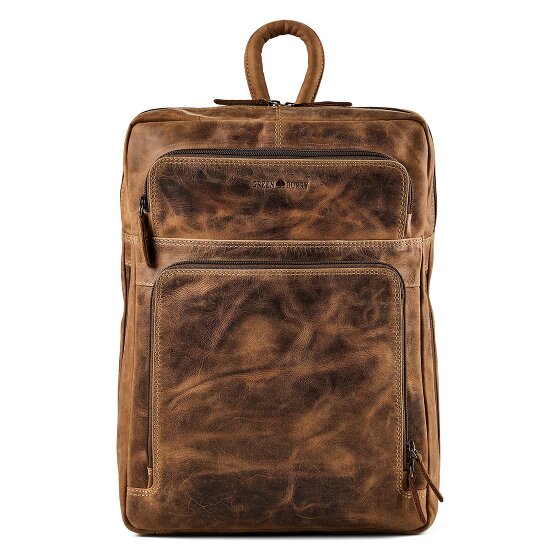 Greenburry Vintage Daypack Cuir 44 cm Compartiment pour ordinateur portable