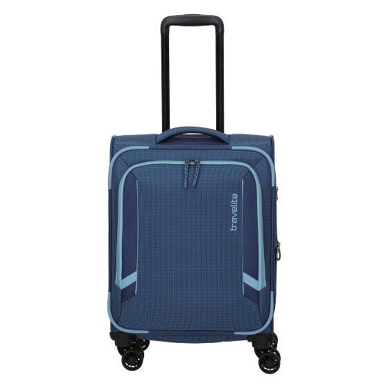 Travelite Corsiica 4 roulettes Trolley de cabine S 55 cm avec soufflet d'extension
