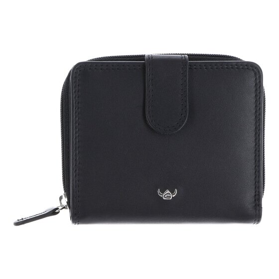 Golden Head Polo Porte-monnaie Protection RFID Cuir véritable 10.5 cm