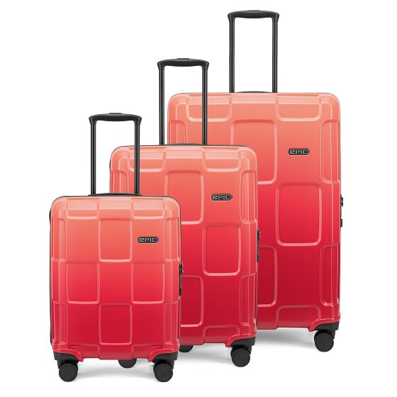 Epic Crate EX Wildlife 4 roulettes Set de valises 3 pièces