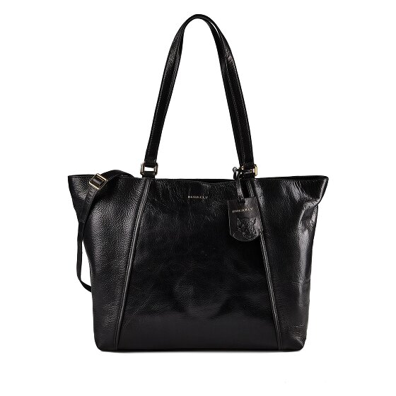 Burkely Fine Florence Sac de shopper Cuir véritable 37 cm Compartiment ordinateur