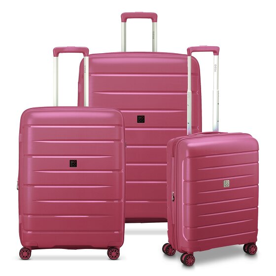 MODO by Roncato Starlight 3.0 4 roulettes Set de valises 3 pièces avec soufflet d'extension