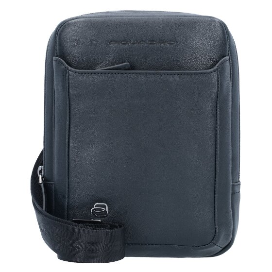 Piquadro Black Square Sac à bandoulière en cuir 17 cm