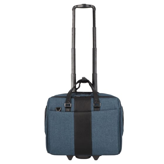 Dermata 2 roulettes Trolley d'affaires 44 cm Compartiment pour ordinateur portable
