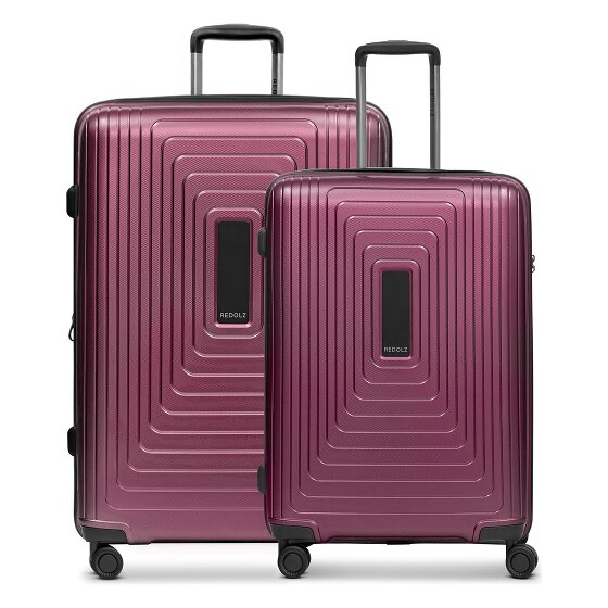 Redolz Essentials 14 4 roulettes Set de valises 2 pièces avec soufflet d'extension