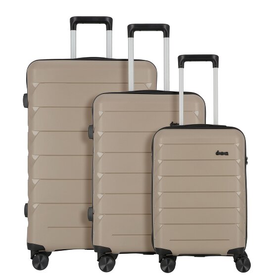 d&n Travel Line 4100 4 roues Set de valises 3 pièces