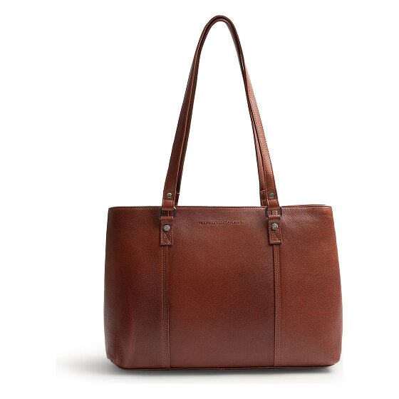 The Chesterfield Brand Alverino Sac à bandoulière Cuir véritable 38 cm Compartiment ordinateur