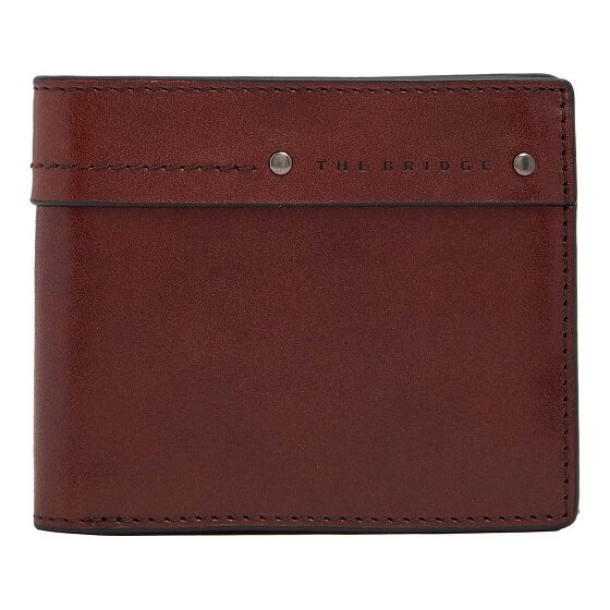 The Bridge Ludovico Porte-monnaie Protection RFID Cuir véritable 11 cm