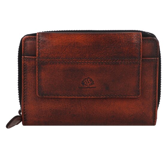 Greenburry Destressed Porte-monnaie Protection RFID Cuir 13.5 cm