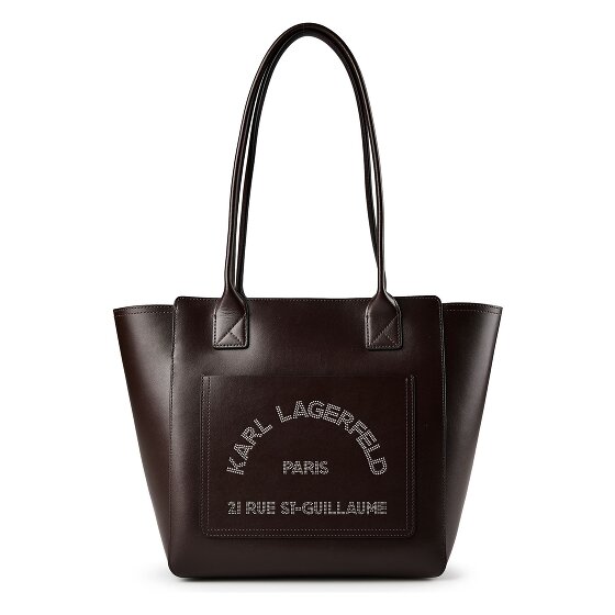 Karl Lagerfeld Daily Sac à bandoulière Cuir véritable 36 cm