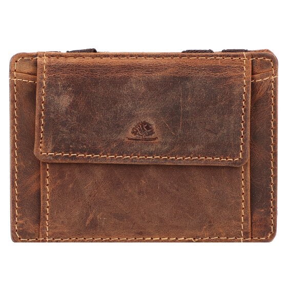 Greenburry Vintage Magic Porte-monnaie en cuir RFID 10 cm