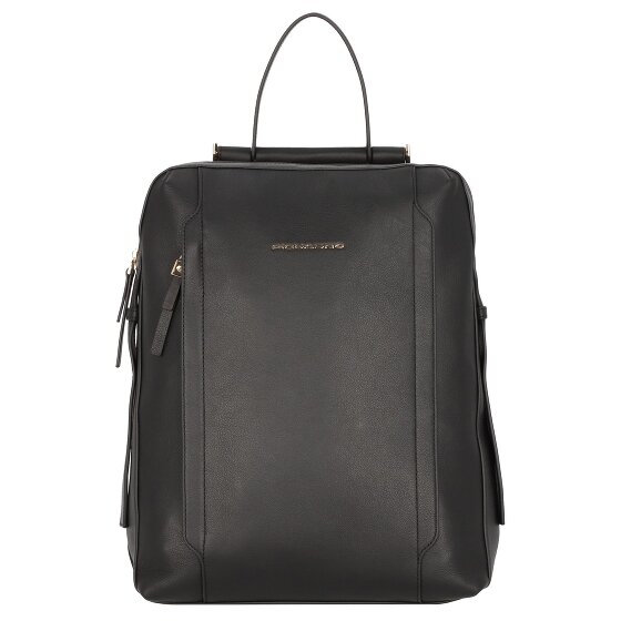 Piquadro Circle Sac à dos en cuir 41 cm Compartiment pour ordinateur portable