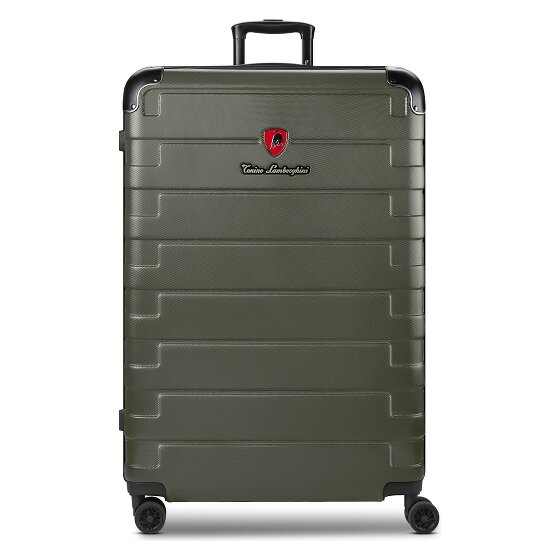 Tonino Lamborghini Milano Valise cabine 4 roulettes XL 83 cm taille spéciale avec soufflet d'extension