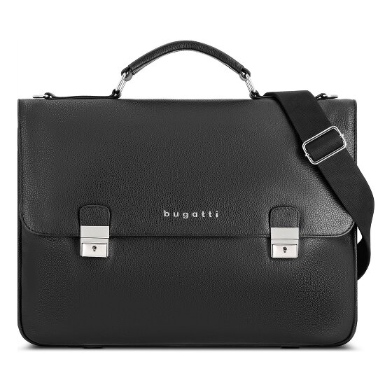 bugatti Valencia Attaché-case Cuir véritable 38 cm Compartiment ordinateur