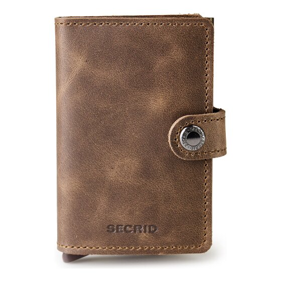 Secrid Miniwallet Vintage Porte-cartes de crédit Porte-monnaie RFID Cuir 6,5 cm