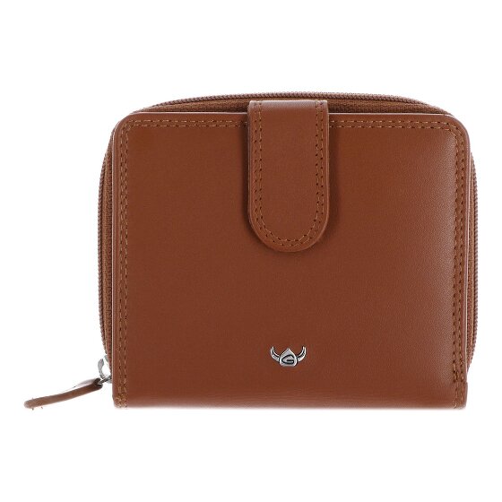 Golden Head Polo Porte-monnaie Protection RFID Cuir véritable 10.5 cm