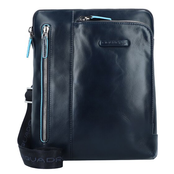 Piquadro Blue Square Sac à bandoulière en cuir 21 cm