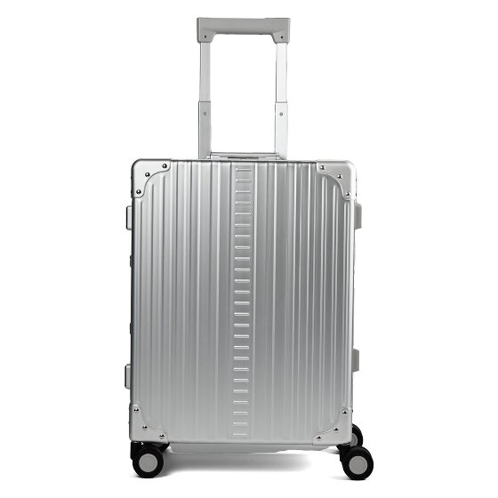 Aleon Valise cabine Traveler Domestic à 4 roues en Aluminium, 55 cm