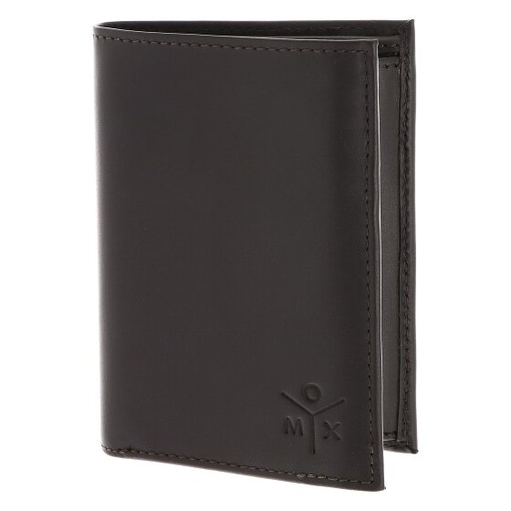 oxmox Leather Porte-monnaie Protection RFID Cuir véritable 10 cm