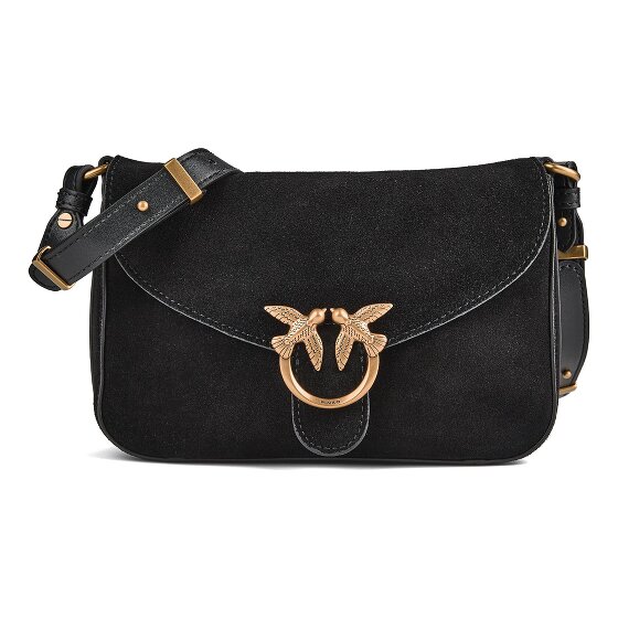 PINKO Love Satchel Mini Sac à bandoulière Cuir véritable 20 cm