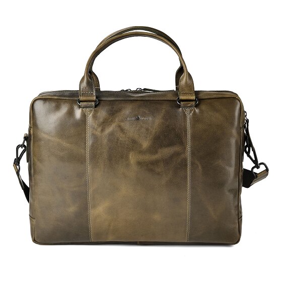 Greenburry Newport Porte-documents Cuir 43 cm Compartiment pour ordinateur portable