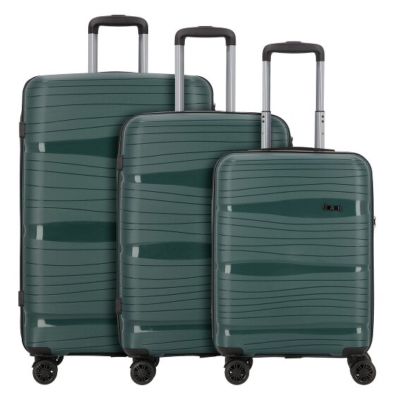 d&n Travel Line 4300 4 roues Set de valises 3 pièces
