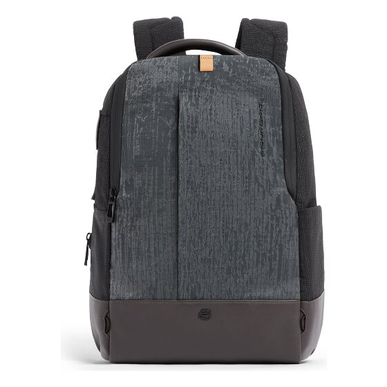 Piquadro Sync Daypack Protection RFID Cuir véritable 47 cm Compartiment ordinateur