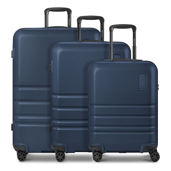 Redolz Pro ABS 4 roues Set de valises 3 pièces avec soufflet d'extension