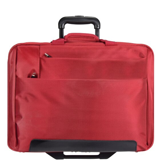 Dermata 2 roues Valise business 37 cm Compartiment ordinateur