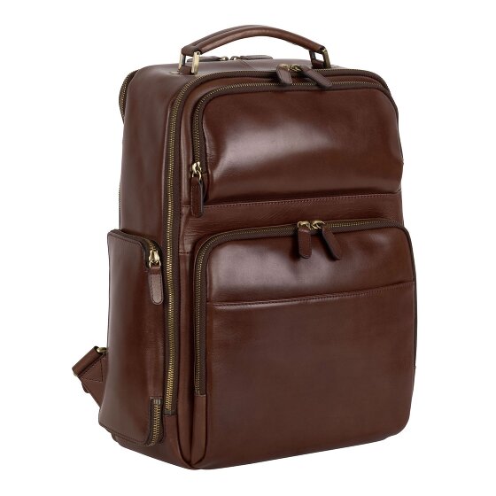 Leonhard Heyden Cambridge Sac à dos en cuir 42 cm pour ordinateur portable