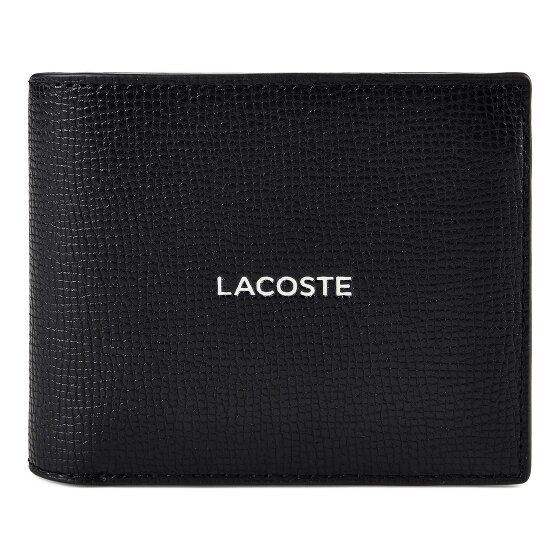Lacoste Ossian Porte-monnaie Protection RFID Cuir véritable 12 cm