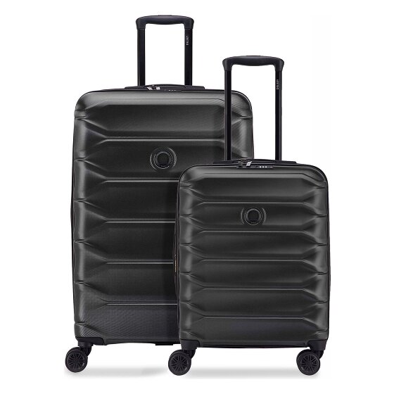 Delsey Paris Set de valises à 4 roues Meteor S+L avec soufflet d'extension