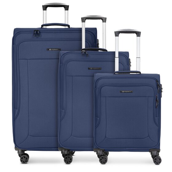 Franky Melbourne 3.0 Set de valises à 4 roulettes 3pcs avec soufflet extensible