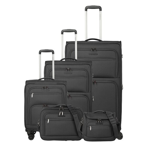 Travelite Cubis 4 roues Set de valises 5 pièces avec soufflet d'extension