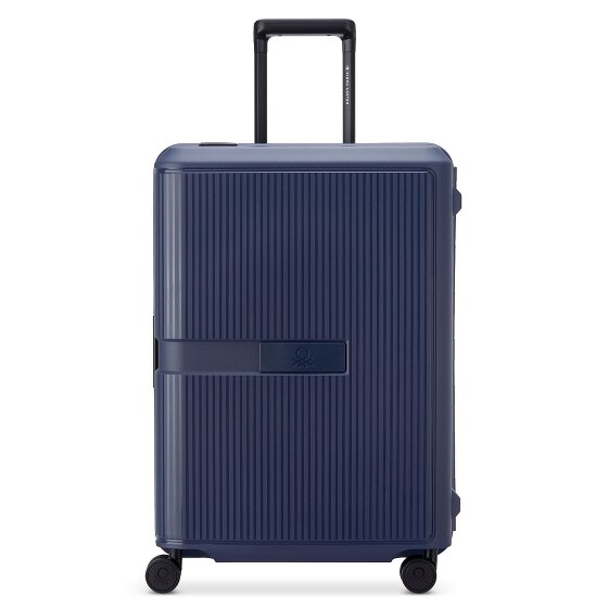Delsey Paris x United Colors of Benetton Color Block Hardside 4-roll Trolley 67 cm