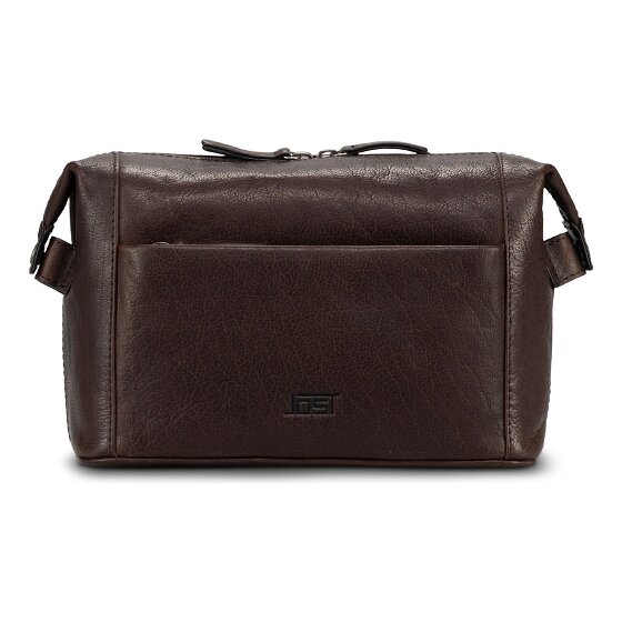Jost Glasgow Trousse de toilette Cuir véritable 24 cm