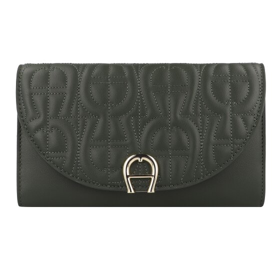 AIGNER Portefeuille d'embrayage Cuir véritable 19.5 cm