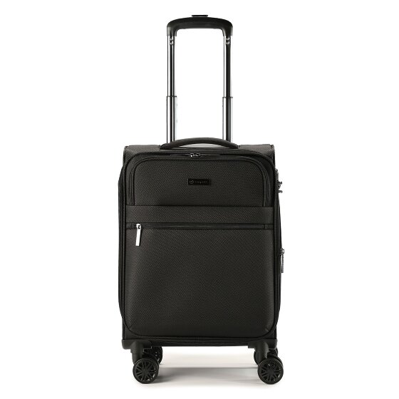 bugatti Valencia Soft 4 roulettes Trolley de cabine S 55 cm avec soufflet d'extension