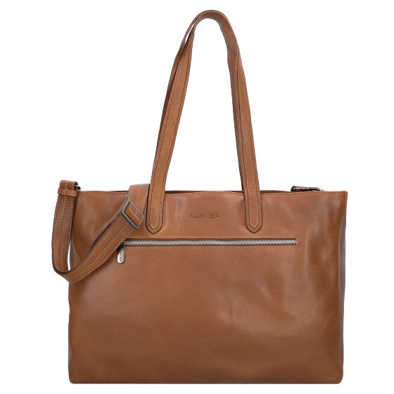 Plevier Power Sac de shopper Cuir véritable 43.5 cm Compartiment ordinateur