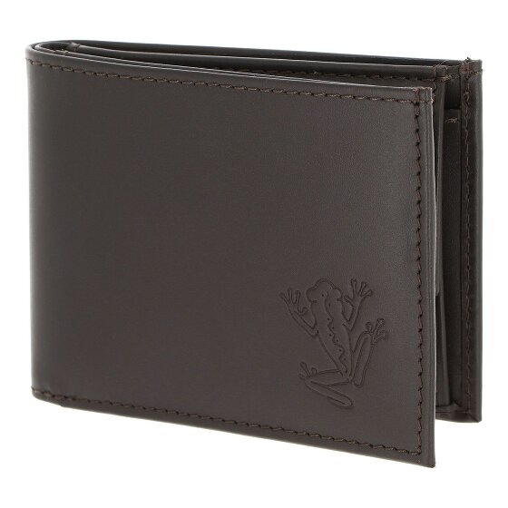 oxmox Leather Porte-monnaie Protection RFID Cuir véritable 11 cm