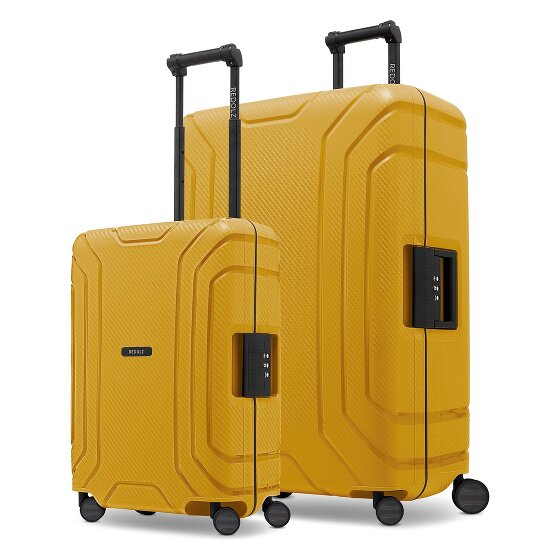 Redolz Essentials 15 4-roues 15 Set de valises 2 pcs. avec fermeture à trois points