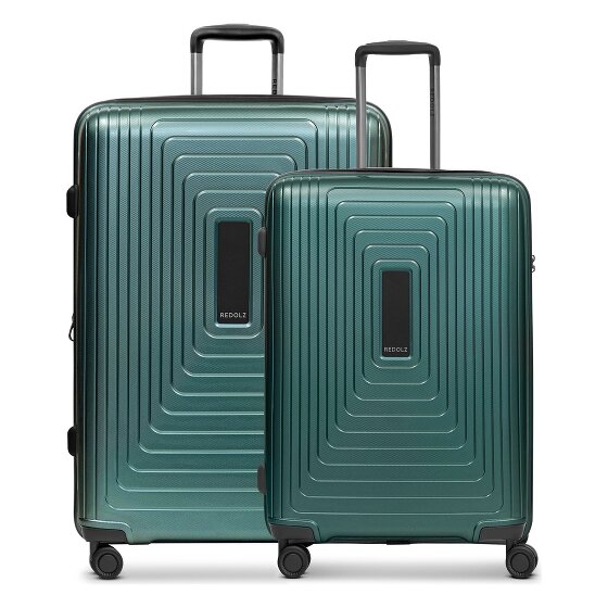 Redolz Essentials 14 4 roulettes Set de valises 2 pièces avec soufflet d'extension